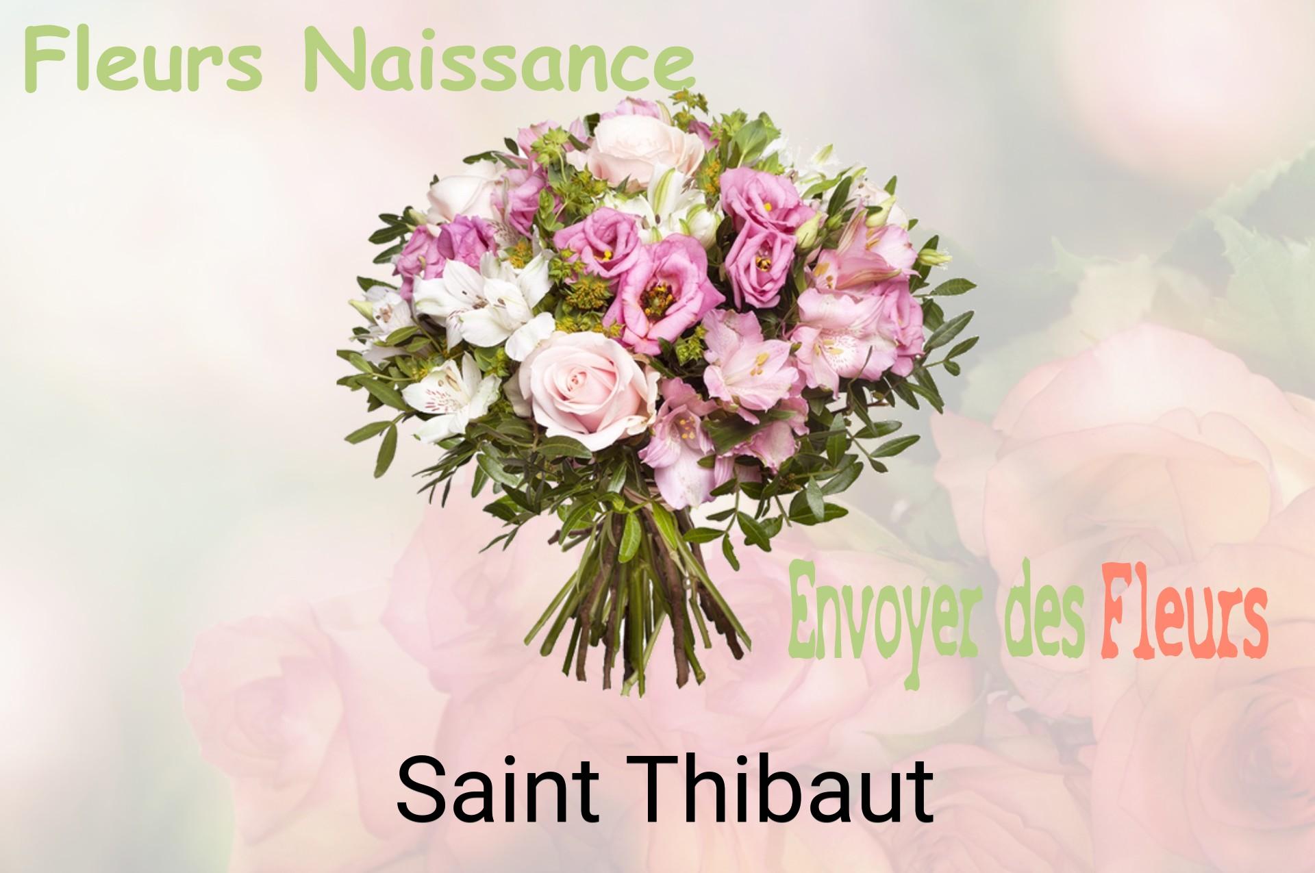 Bouquet de fleurs de naissance livré à Saint-Thibaut